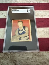 1948 Bowman #32 Red Holzman RC Rookie SGC 1 HALL OF FAME HOF