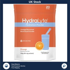 Rapid Rehydration Effervescent Electrolyte Powder 20 Orange Sachets