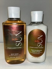 Bath  Body Works In The Sun Body Wash 10 Fl Oz  Lotion 8 Fl Oz Sealed