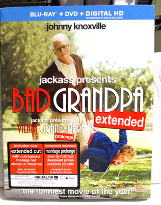 Bad Grandpa Extended - Blu Ray + DVD + Digital - Johnny Knoxville