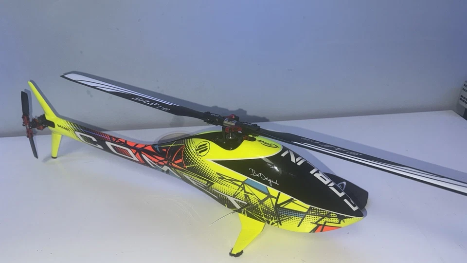 SAB Helicopter SG292 Goblin Mini Comet. Custom Glossy!! Spektrum SRXL2 DSMX - Image 2 of 4