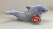 Clipper the Dolphin from the Ty Beanie Babies 2.0 Collection.  New with Tag