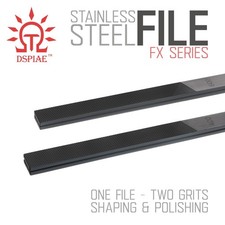 DSPIAE: Stainless Steel Files - Double-Sided Modeling Sanding File