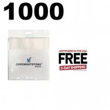 1000 COS Clear Plastic OPP for 7" Vinyl 45 RPM Records Budget **1-3 DAYS