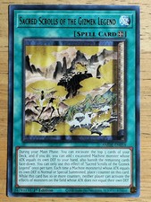 2023 Yu-Gi-Oh Amazing Defenders 1st Ed #58 Sacred Scrolls of the Gizmek Legend R