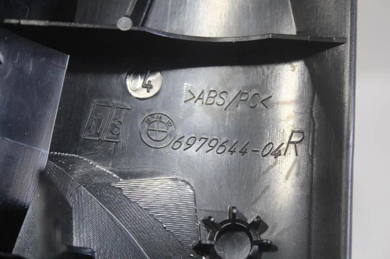 BMW 135i E88 2008 2009 2010 interruptor asiento delantero derecho panel de moldura negro 6979644 Foto 4 de 4