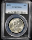 1955 Franklin Half Dollar 50c PCGS MS64