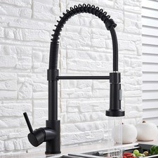 Monobloc Modern Kitchen Sink Mixer Taps with Pull Out Hose Spray Single LeverTap
