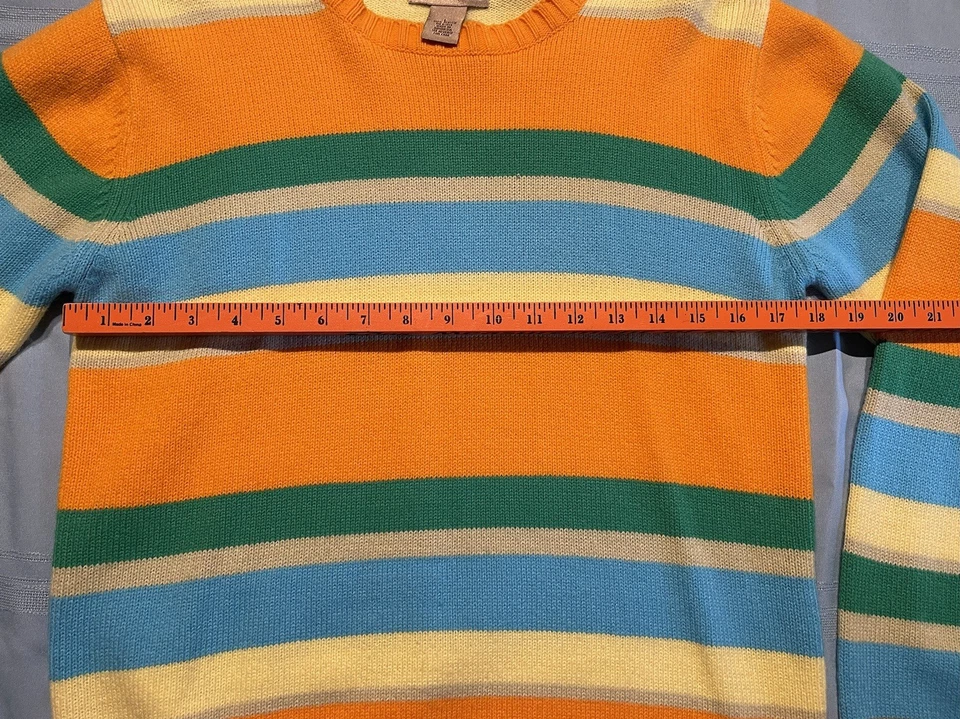 Suéter Mountain Lake Para Mujer Otoño Rayas Temporada Otoño Cuello Redondo Talla L Foto 2 de 4