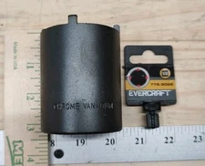 NEW Evercraft 776-9026 Spindle Nut Socket 1/2" Drive  Black Oxide Finish