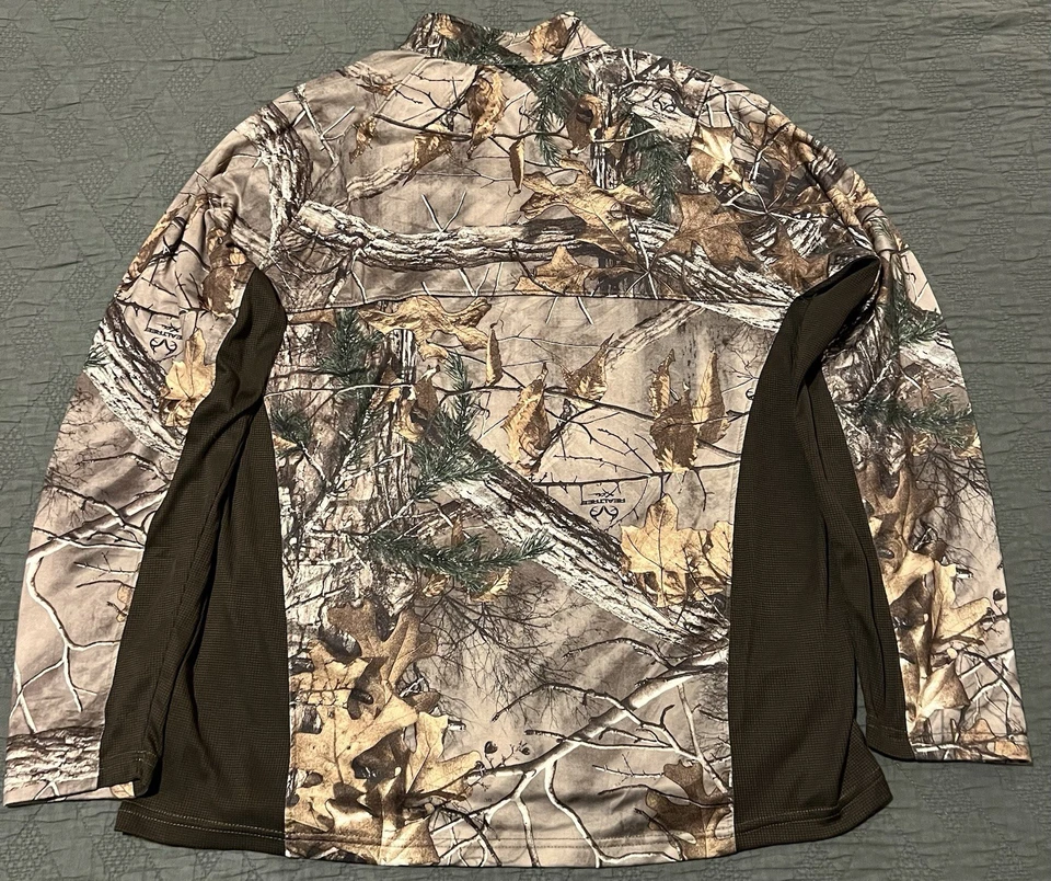 🟧🟧🟧 REALTREE XTRA CAMO 1/4 ZIP PULLOVER MEN’S XL - Image 4 of 4