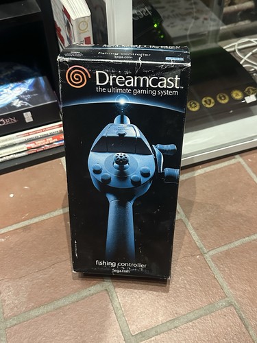 Sega Dreamcast Fishing Rod Controller + Box & Manual HKT-7800 USA Boxed Complete - Picture 9 of 16