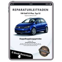 VW Golf 6 Plus (09-14) 6 Gang Automatikgetriebe DKG 02E Reparaturleitfaden Ebook