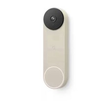 Google Nest Doorbell Battery -Smart Wi-Fi Video Doorbell Camera - Linen