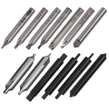 Set of 13 pcs Drills Fully mechanical cutting parts Cutting machines Vertical...