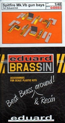 EDU648665 1:48 Eduard Brassin Spitfire Mk.Vb Gun Bays (EDU kit)
