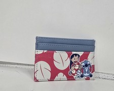 Lilo And Stitch Card Holder Pink And Blue