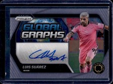 2025 Panini Prizm FIFA Club World Cup Luis Suarez Global Graphs Auto #GG-LS