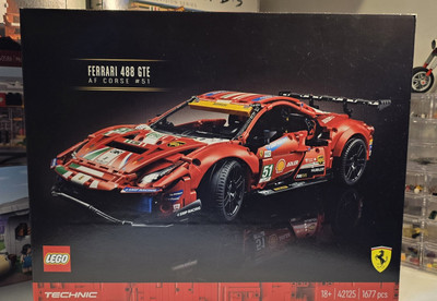 Lego Technic 42125 Ferrari 488 GTE '' AF Corse #51 '' Neu OVP Ungeöffnet EOL 2023