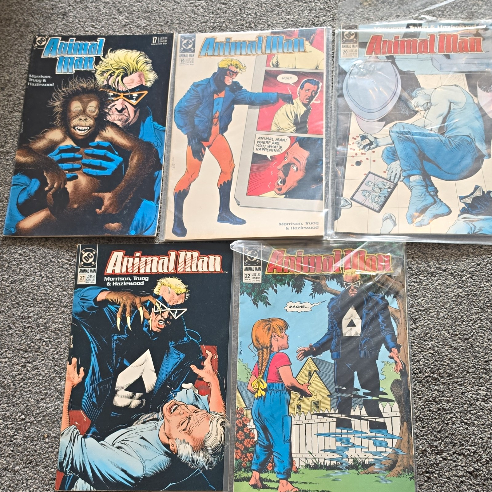 DC Comics Animal Man Issues #17 19 20 21 22