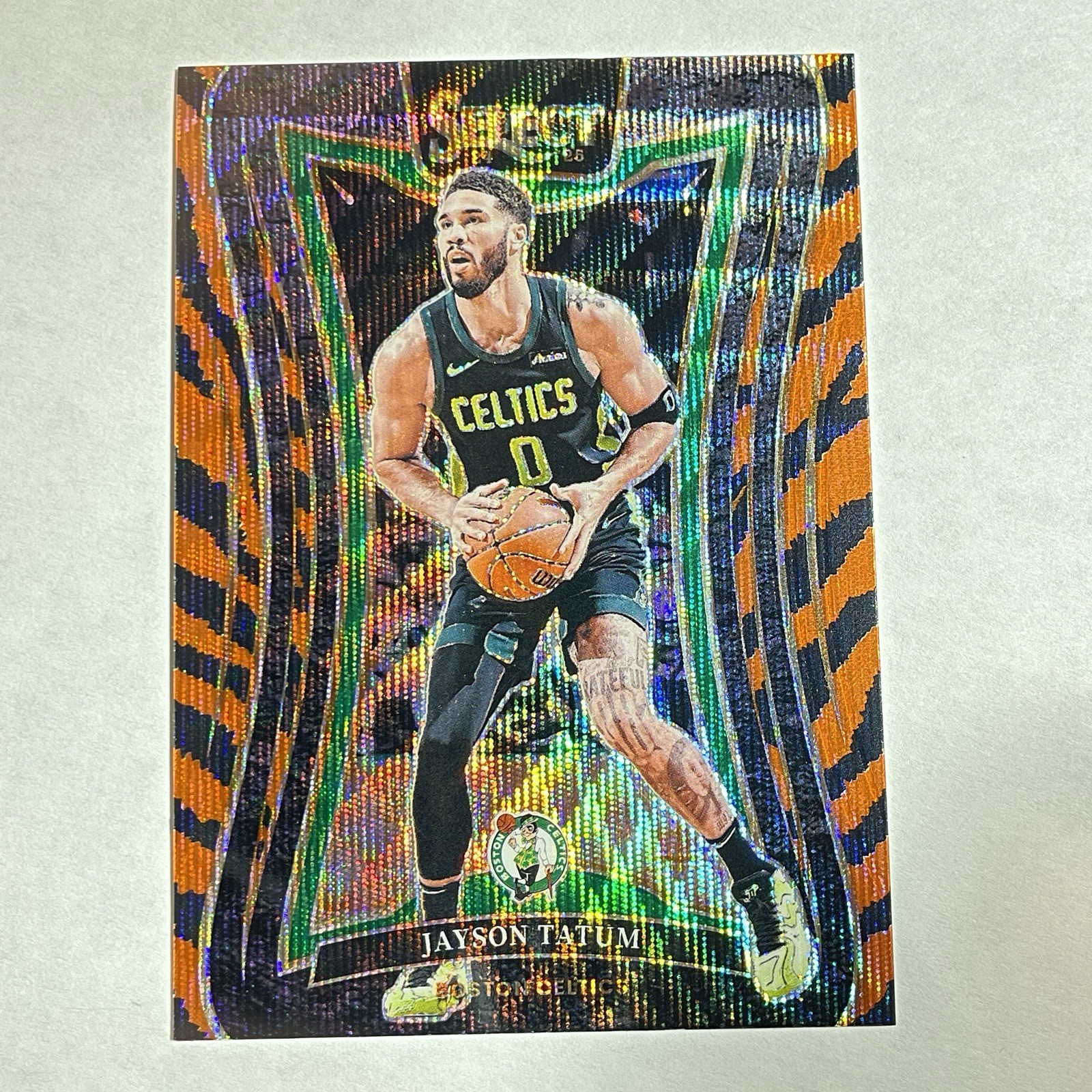 2024-25 Panini Select - Mezzanine Jayson Tatum #307 Tiger Prizm