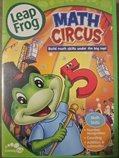 Leap Frog Math Circus DVD, 2004 Learning Path New 3-6 years