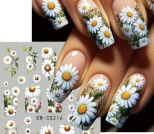 G&auml;nseblumen Nagelsticker -  Selbstklebend