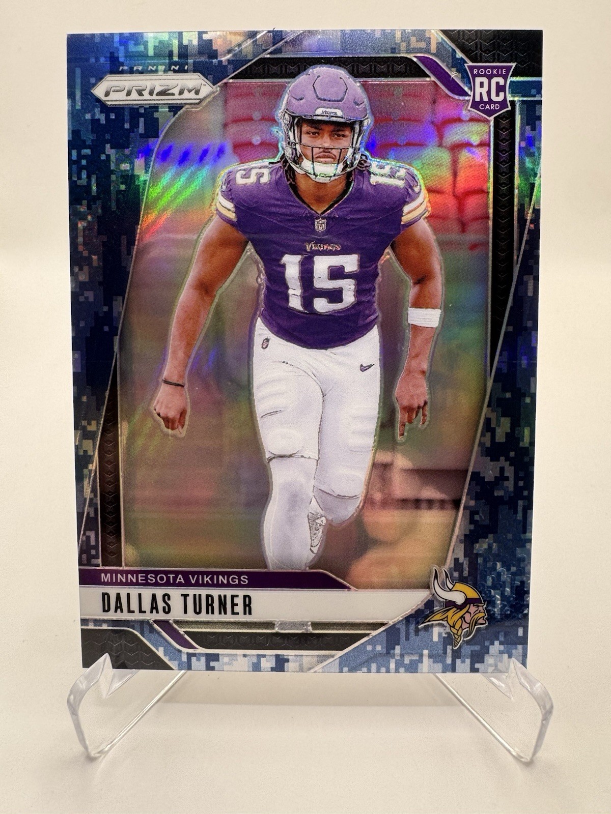 2024 Panini Prizm - Rookies Dallas Turner #324 Navy Camo Prizm /25 (RC)