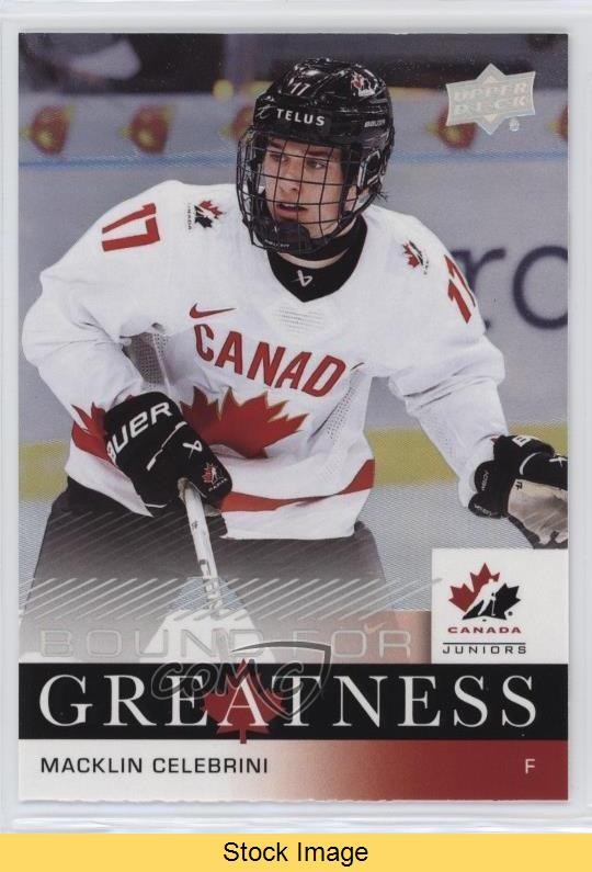 2024 Upper Deck Team Canada Juniors Macklin Celebrini #BG-23 Rookie RC READ af3