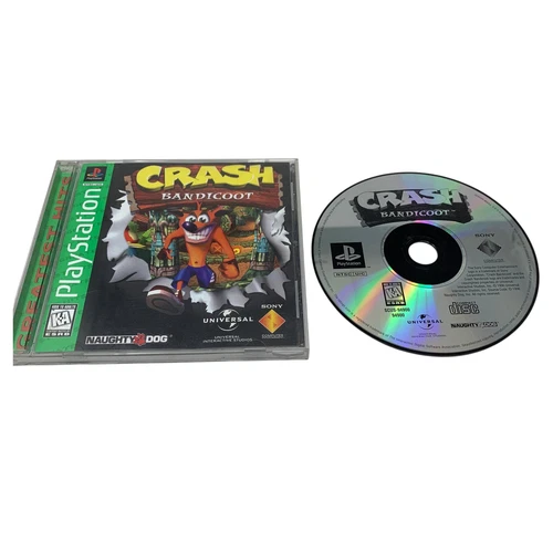 Vintage 1996 Crash Bandicoot Greatest Hits PlayStation 1 PS1 Complete CIB Tested