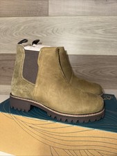 Chaco Morel Suede Fields Chelsea Waterproof Boot Women's Size 6 Brown JCH109786Z