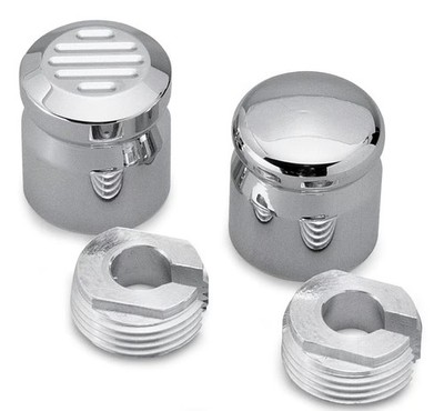 Pro-One Performance Choke Knob Covers - Ball-Milled Motorcycle Street Bike