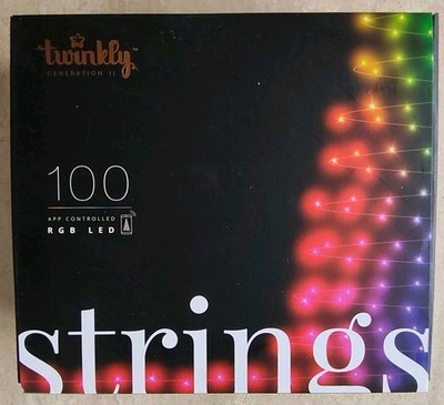 STRINGS Twinkly 100 LED  TWS100STP-BEU 2. Gen. 8 mtr NEU             