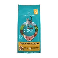 Tender Selects Natural Dry Cat Food with Real Chicken - 7lbs