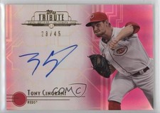 2014 Topps Tribute Pink 23/45 Tony Cingrani #TA-TC Auto fm0