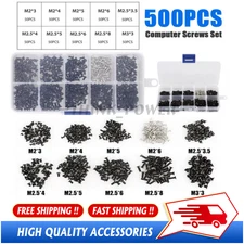 500PCS Computer Screw Set Kit For HP Dell Lenovo Samsung Sony Laptop Notebook