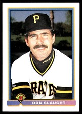Don Slaught 1991 Bowman #532 Pirates MLB READ FREE SHIPPING AutographDen