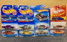 8 Hot Wheels 1998-2010 1955 1957 Chevy Bel Air Nomad Edelbrock Gold / Black