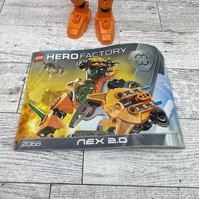 Lego Hero Factory: NEX 2.0 2068 Figure 100% Complete 2011 Bionicle Manual