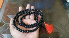 Original black ebony mala 6 mm bead size