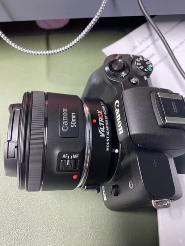 Canon M50 Camera With 50mm Prime lens And Viltrox EF-M Adaptor