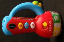 VTech Spin Learn Color Flashlight Music,Lights,Colors,Counting VIDEO NICE
