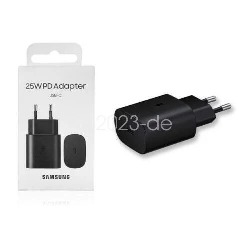 Original Samsung 25W Schnellladegerät Netzteil USB-C Kabel Galaxy S23 S24 A54 5G - Bild 3 von 4
