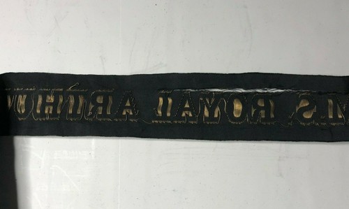 Royal Navy HMS Royal Arthur 1891-1921 Edgar Class Cruiser Dot Cap Tally 78 cm - Picture 4 of 4