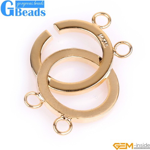 Connector Hook and Eye Clasp Jewelry Making Clasps Necklace 14K Gold Filled - Picture 20 of 39
