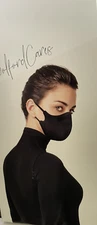 Wolford Black Breathable and Water Repellent Care Face Mask Covering One Size