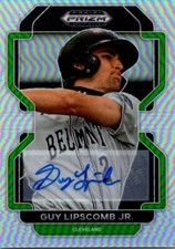 2022 Panini Prizm Draft Picks Guy Lipscomb Jr Auto Silver Prizm PDP151 Guardians