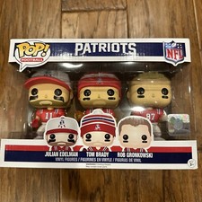 Funko Pop! Vinyl: Patriots 3 Pack - Brady,Gronk,Edelman