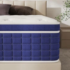 12" 14" Mattress in a Box Twin Full Queen King Size Memory Foam Spring Bed