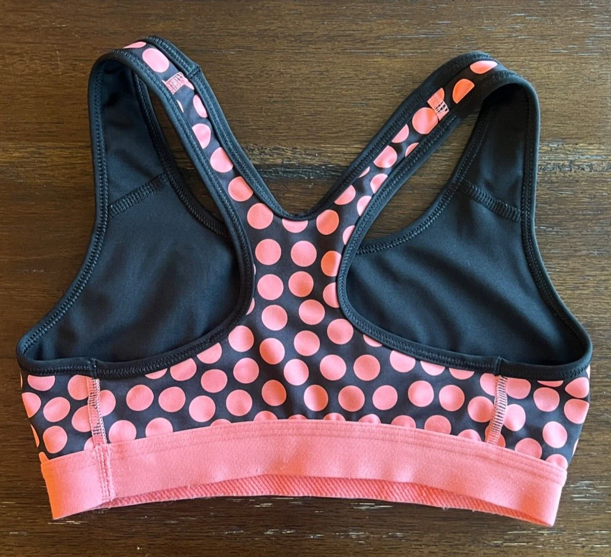 Nike polka dot shop sports bra